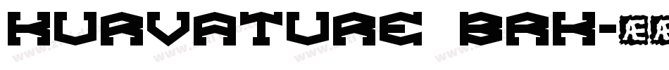Kurvature BRK字体转换